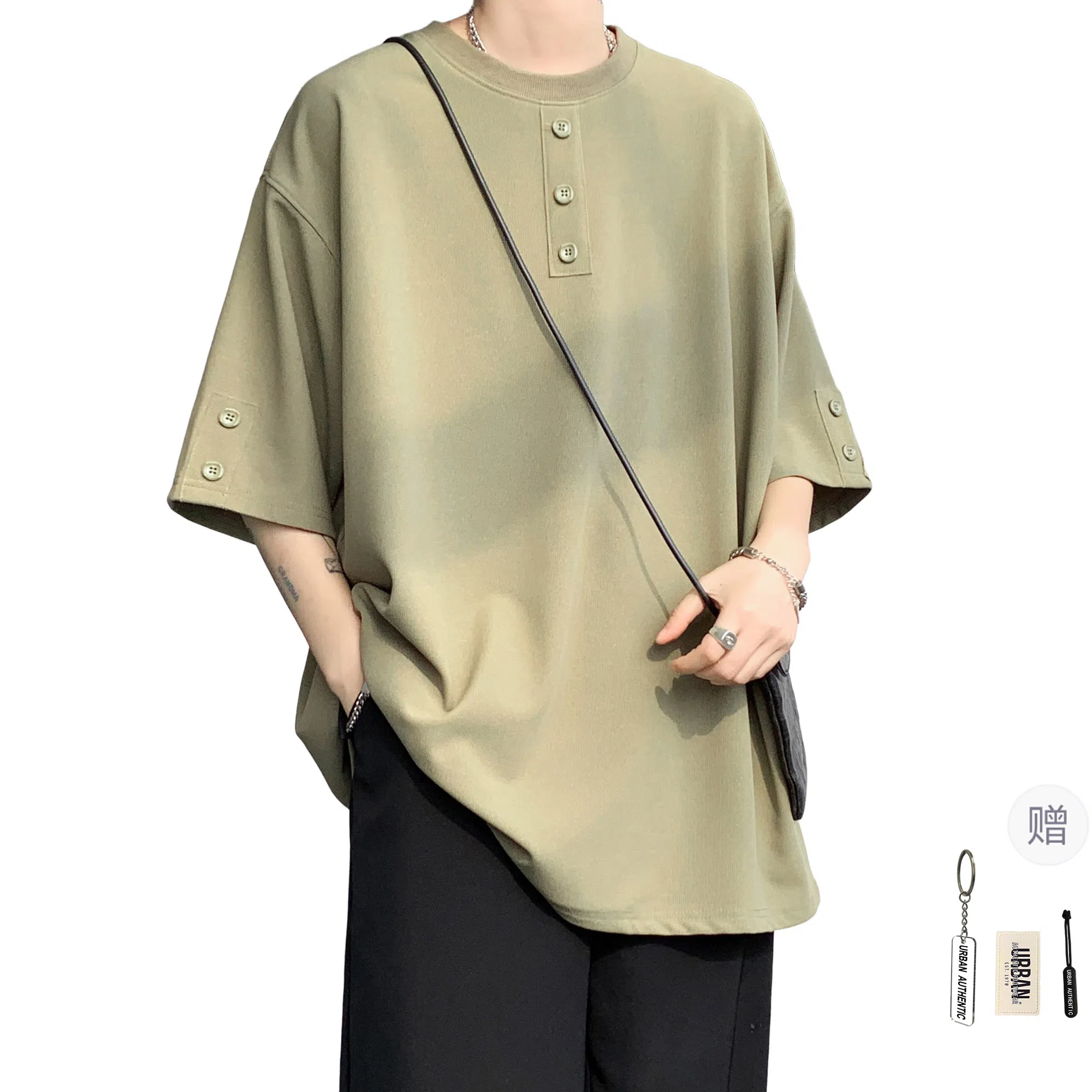 URBAN AUTHENTIC cleanfitT