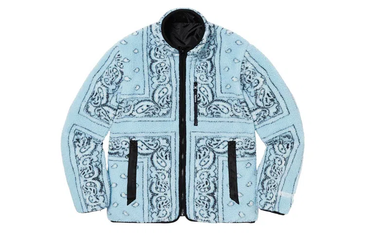 Supreme Reversible Bandana Fleece Jacket