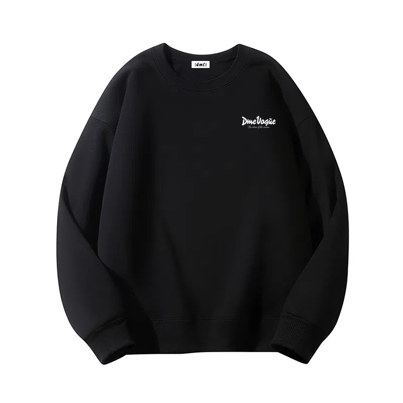 【dme】 手绘动漫头像个性美式加绒加厚舒适保暖时尚套头圆领重磅卫衣 男女同款