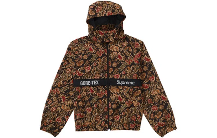 Supreme FW18 x GORE-TEX Court Jacket Flower Print 3M