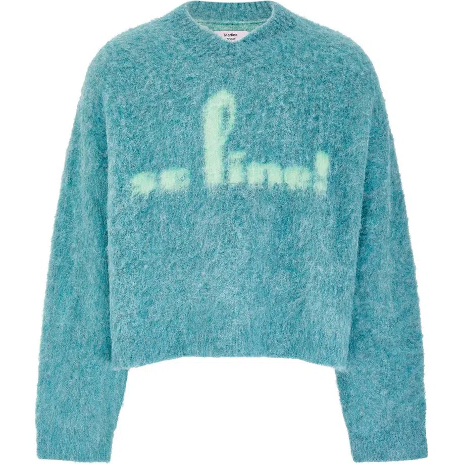 Martine Rose FW24 Blue Sweater