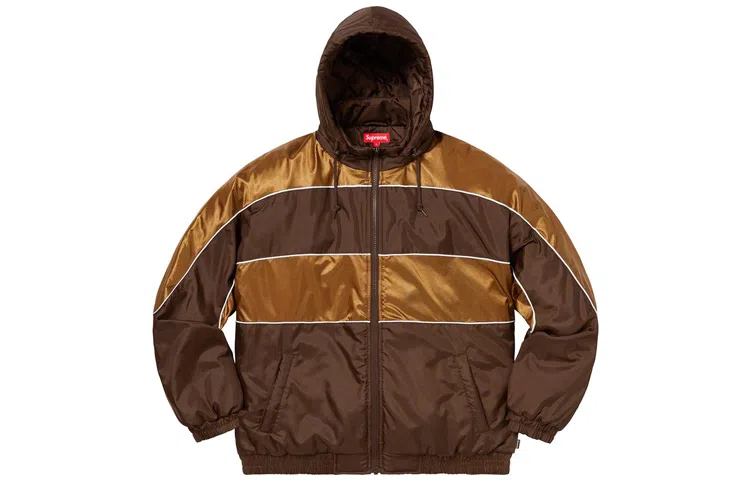 Supreme FW19 Week 4 Sports Piping Puffy Jacket
