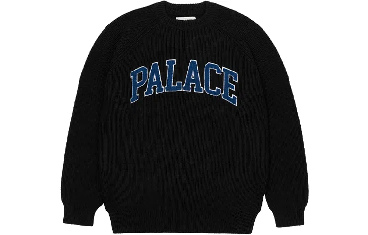 Palace Collegiate Knit Black