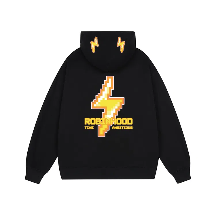 ROBINHOOD Pixel Lightning Hoodie