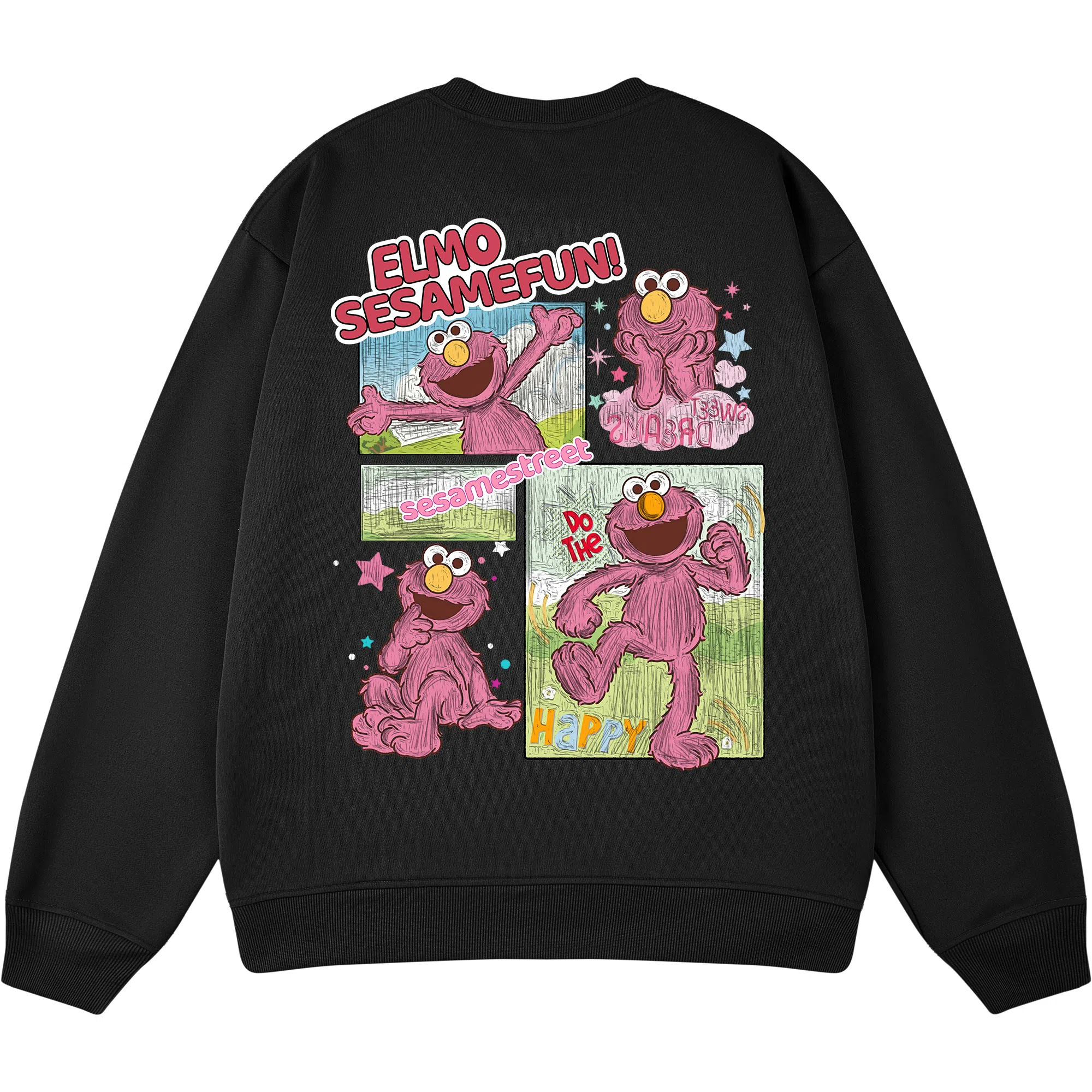 Sesame Street Elmo Crewneck Sweatshirt