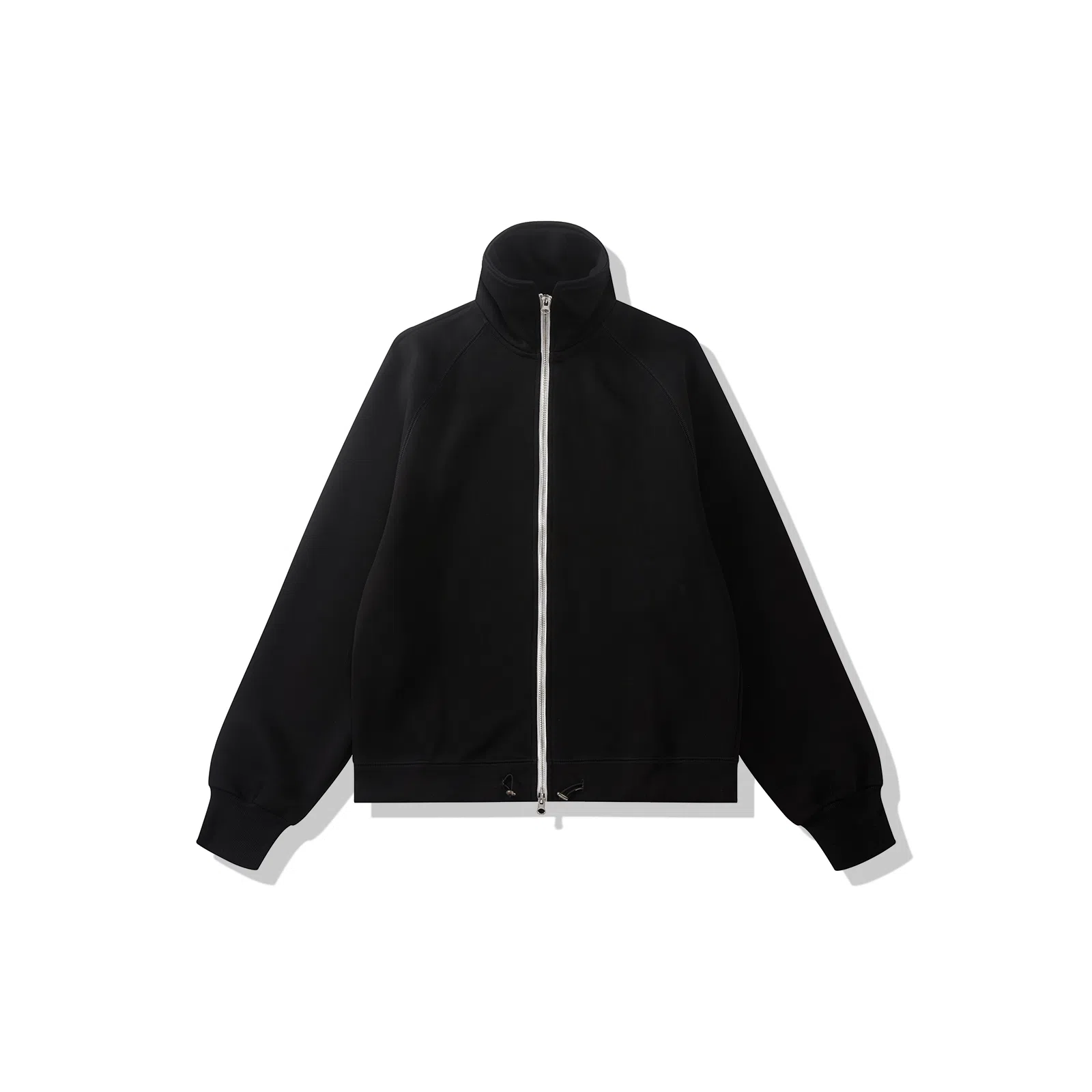 我是大卫 美式高街立领插肩袖潮牌时尚百搭宽松休闲卫衣 通用 黑色