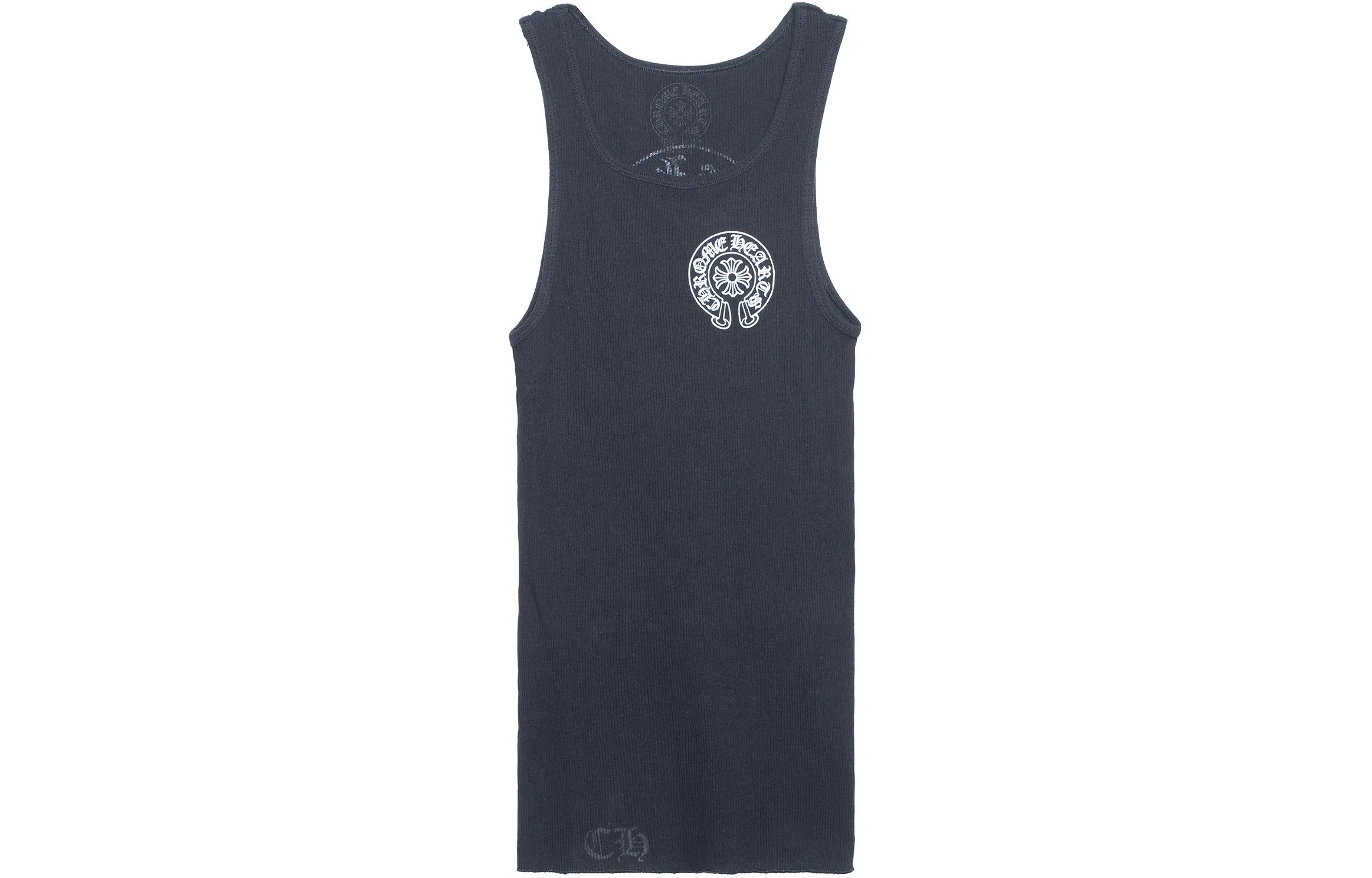 Chrome Hearts FW23 Logo Crewneck Tank Black