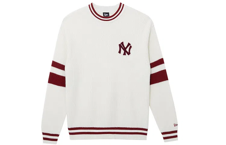 New Era MLB New York Yankees Retro Sweater Ivory White