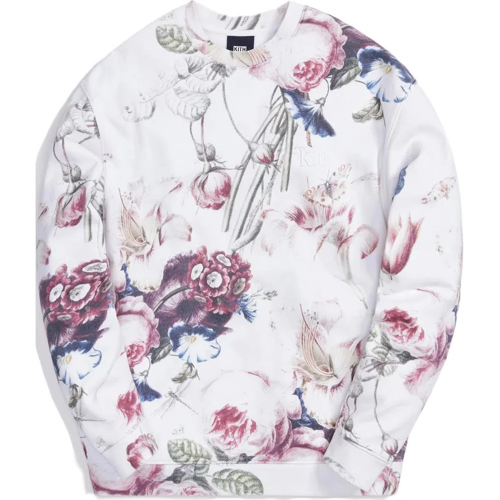 KITH Floral Print Crewneck Sweatshirt