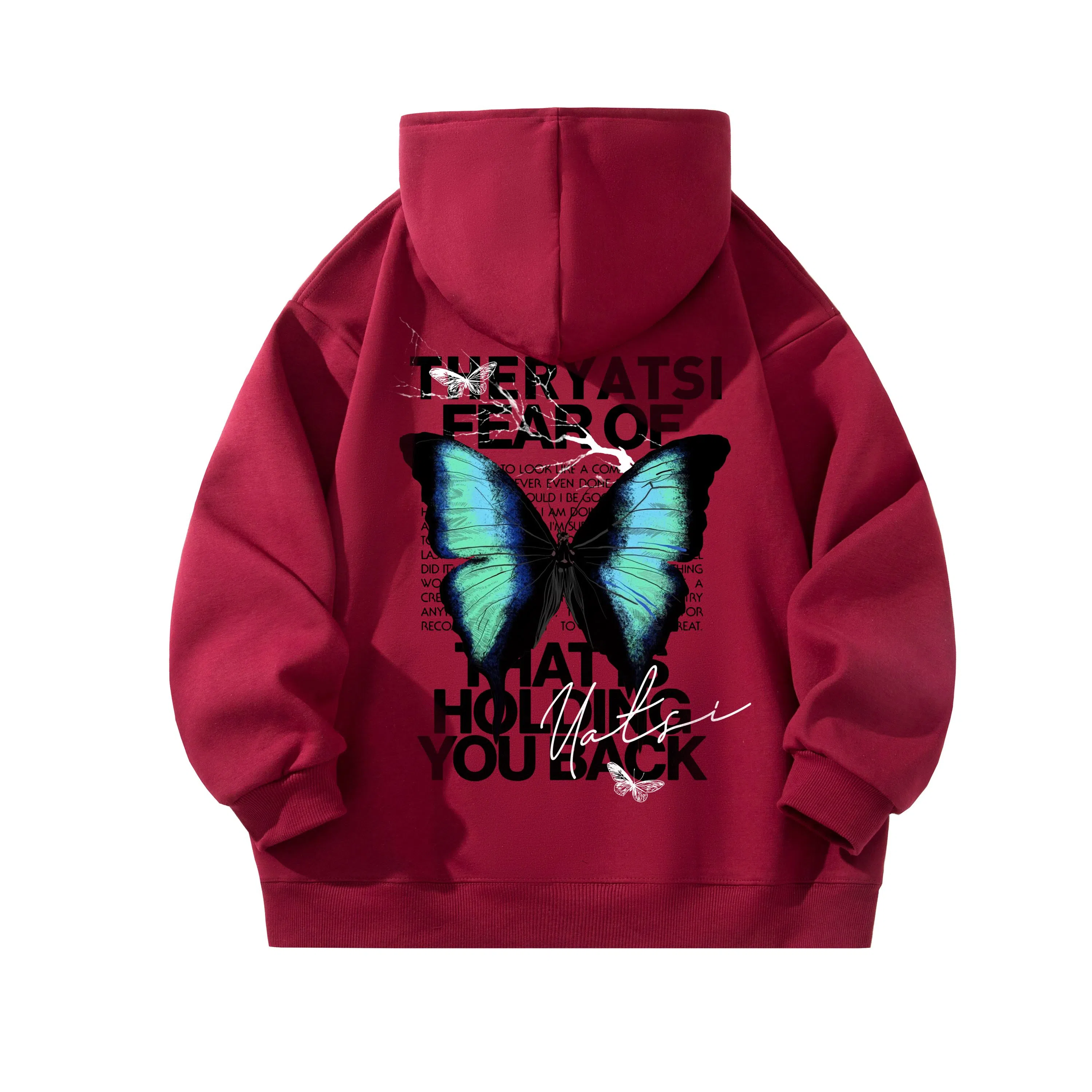 YATSI Butterfly Graffiti Hoodie