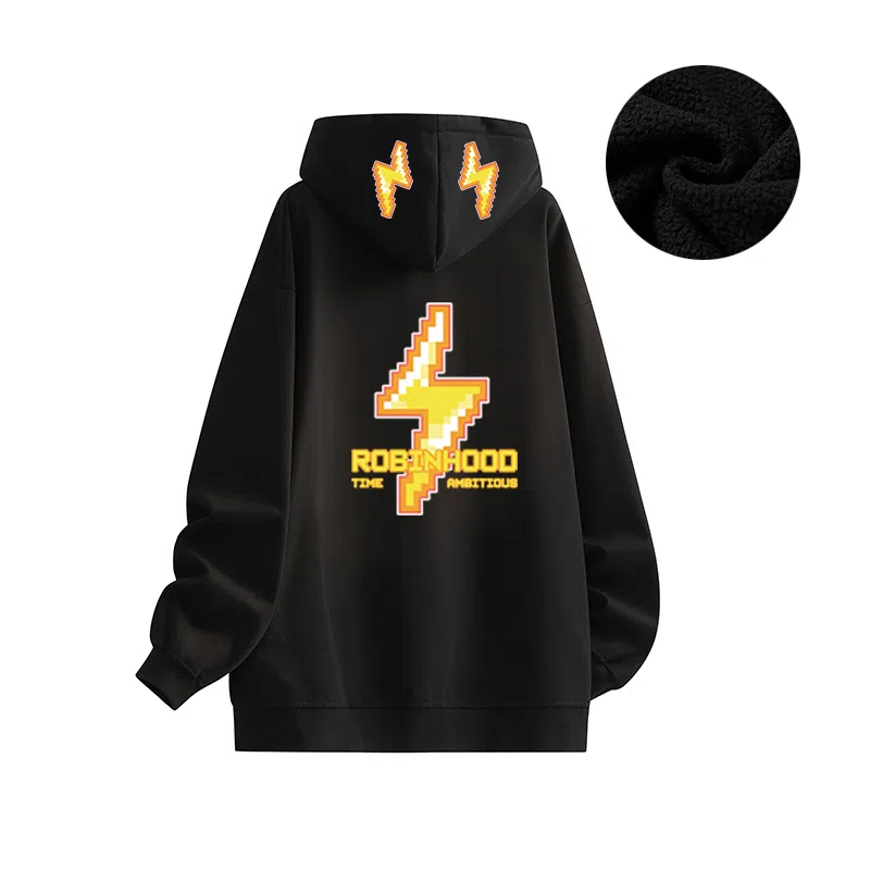 ROBINHOOD Pixel Lightning Hoodie