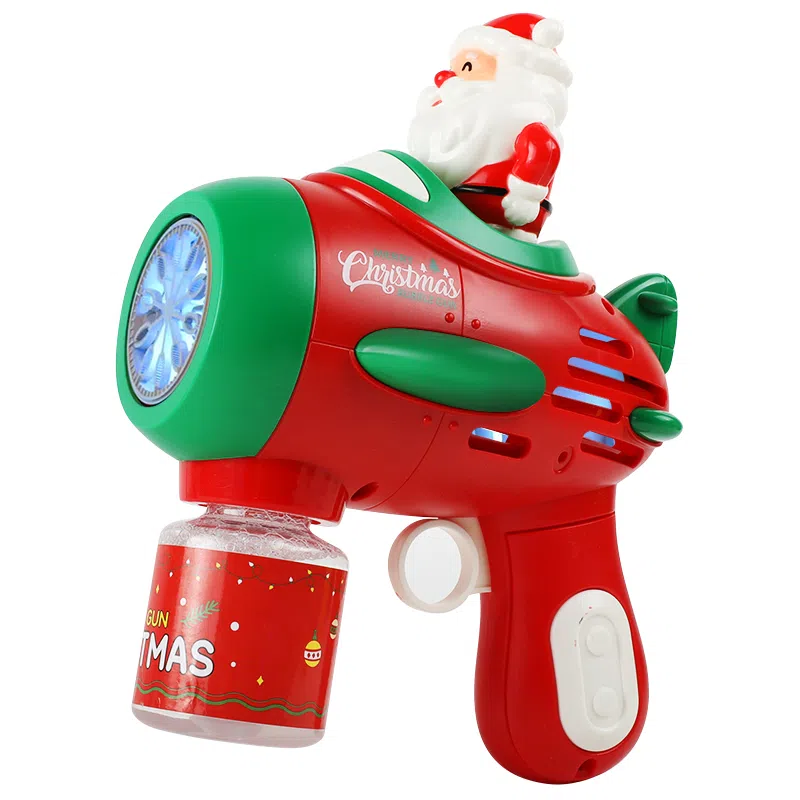 圣手 手持圣诞老人全自动 泡泡机