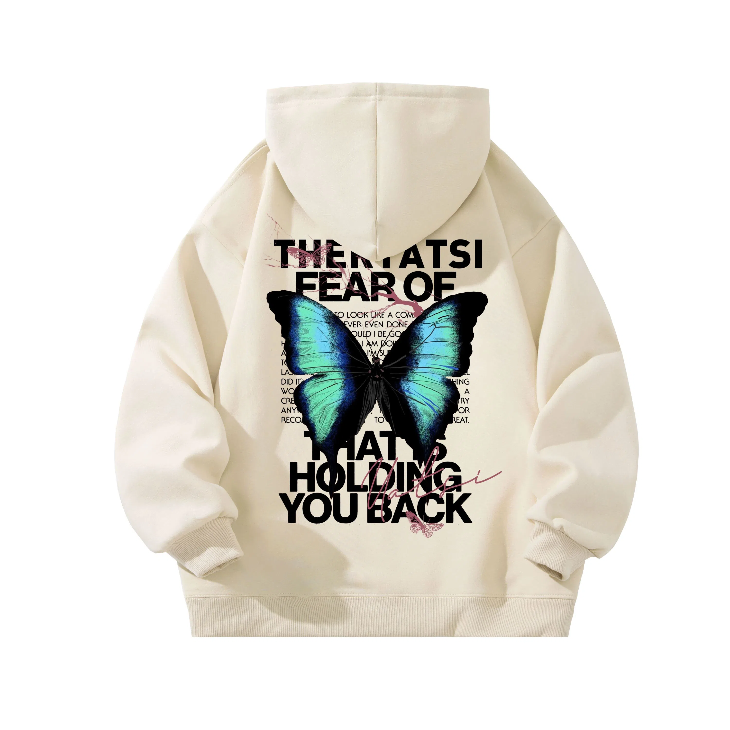YATSI Butterfly Graffiti Hoodie