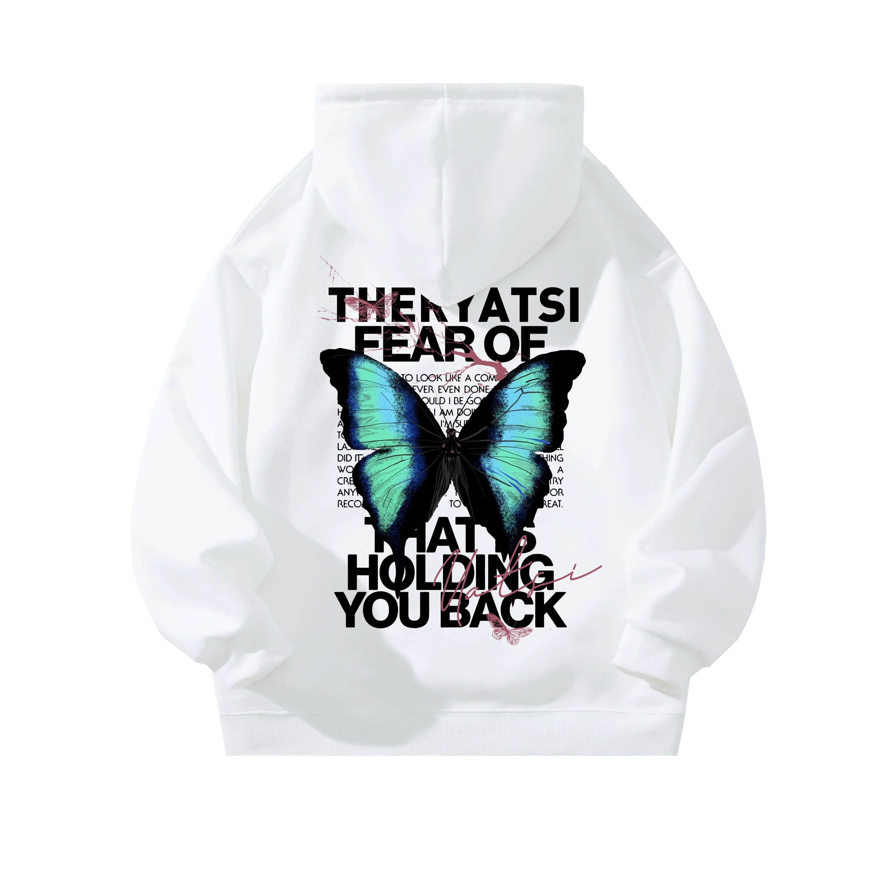 YATSI Butterfly Graffiti Hoodie