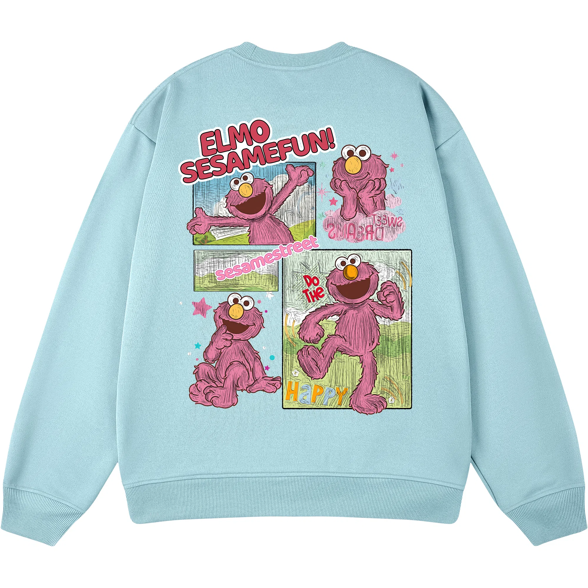 Sesame Street Elmo Crewneck Sweatshirt