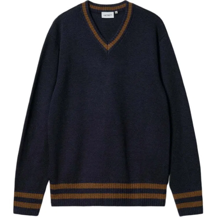 Carhartt WIP Striped V-Neck Sweater