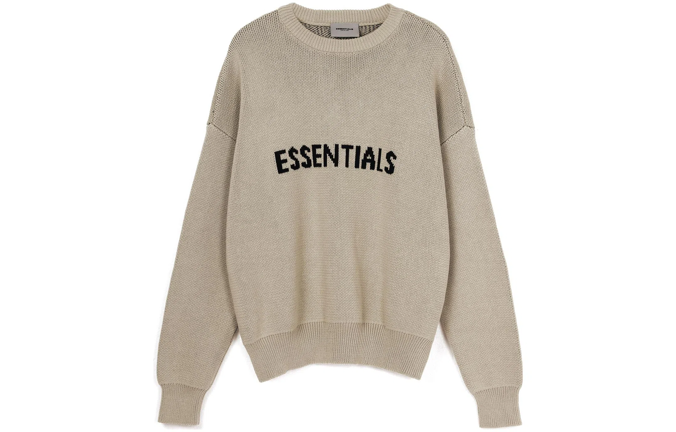 Fear of God Essentials Knit Pullover Beige Linen