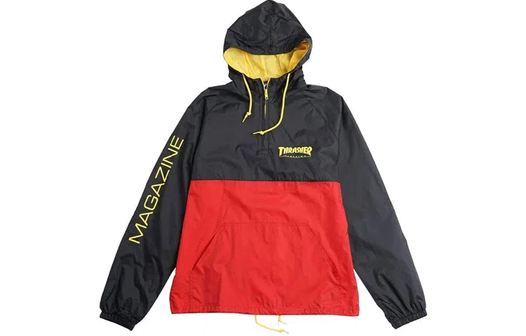 Thrasher Jacket Black Red