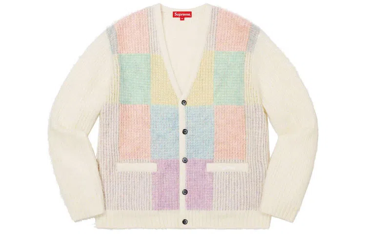 Supreme SS22 Week 5 Brushed Grid Cardigan