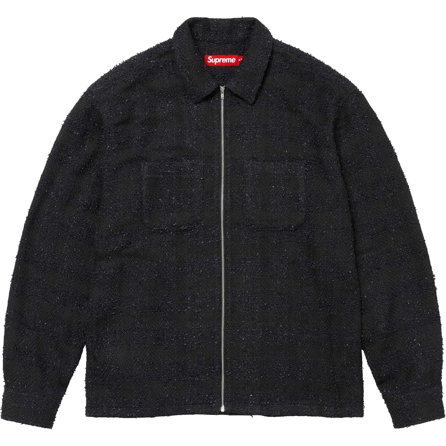 Supreme FW24 WEEK1 Boucl Zip Up Shirt