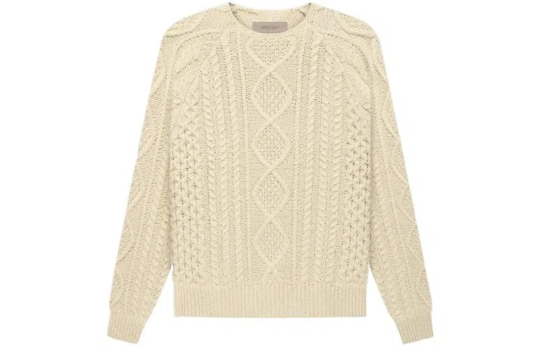 Fear of God Essentials Cable Knit Eggshell