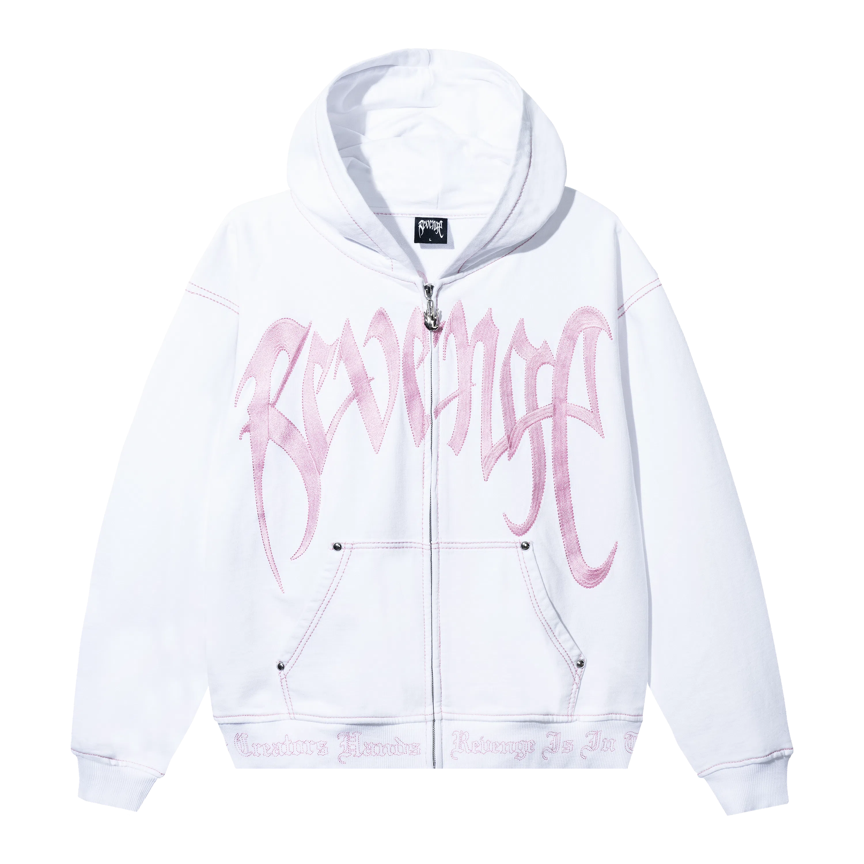 Revenge Hoodie White