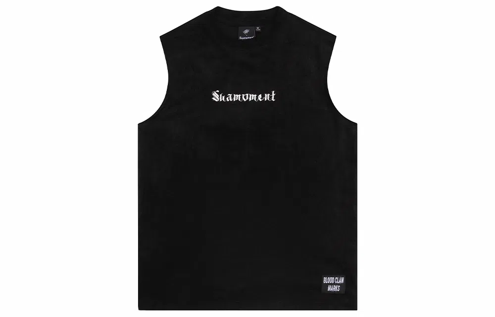 Suamoment Letter Print Vest