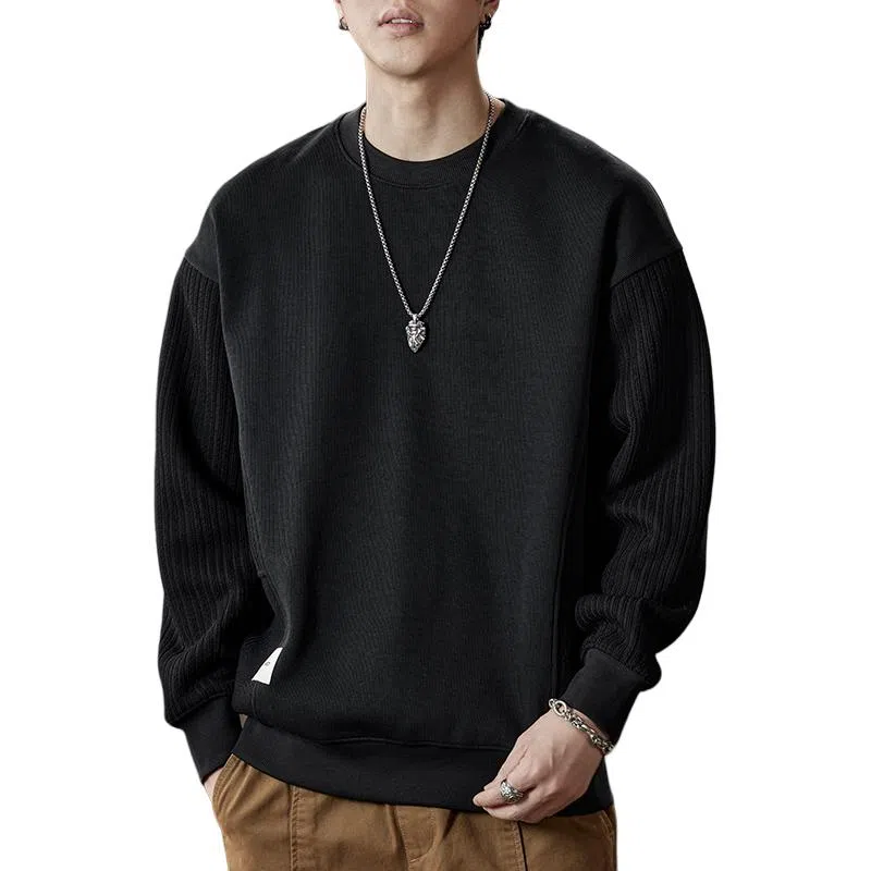 【dme】 基础款圆领时尚纯色毛衣 男女同款