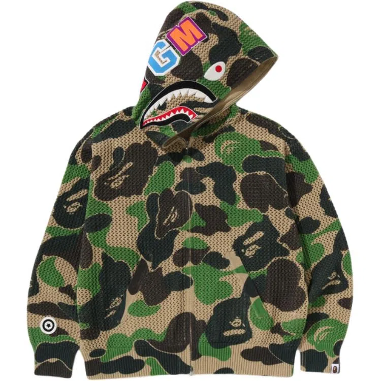 A BATHING APE ABC Camo Shark Hoodie