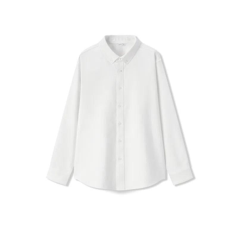 森马 经典纯色简约百搭通勤风长袖衬衫 男款