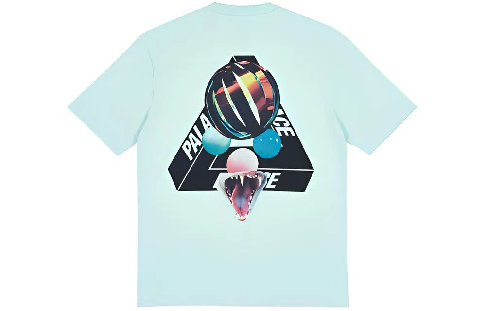 PALACE Sans Ferg T-Shirt Duck Egg Blue LogoT