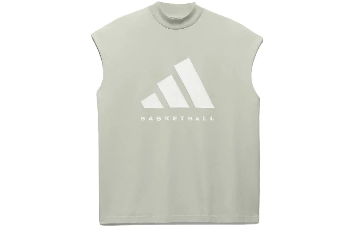 adidas Basketball Sleeveless Tee Logo