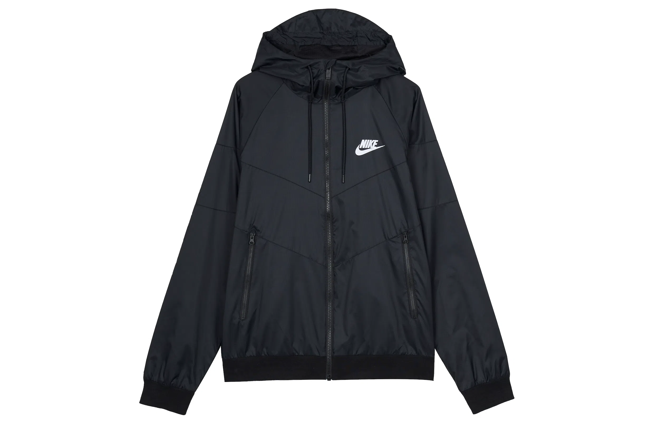 Nike FW22 Logo Print Hoodie Jacket Black