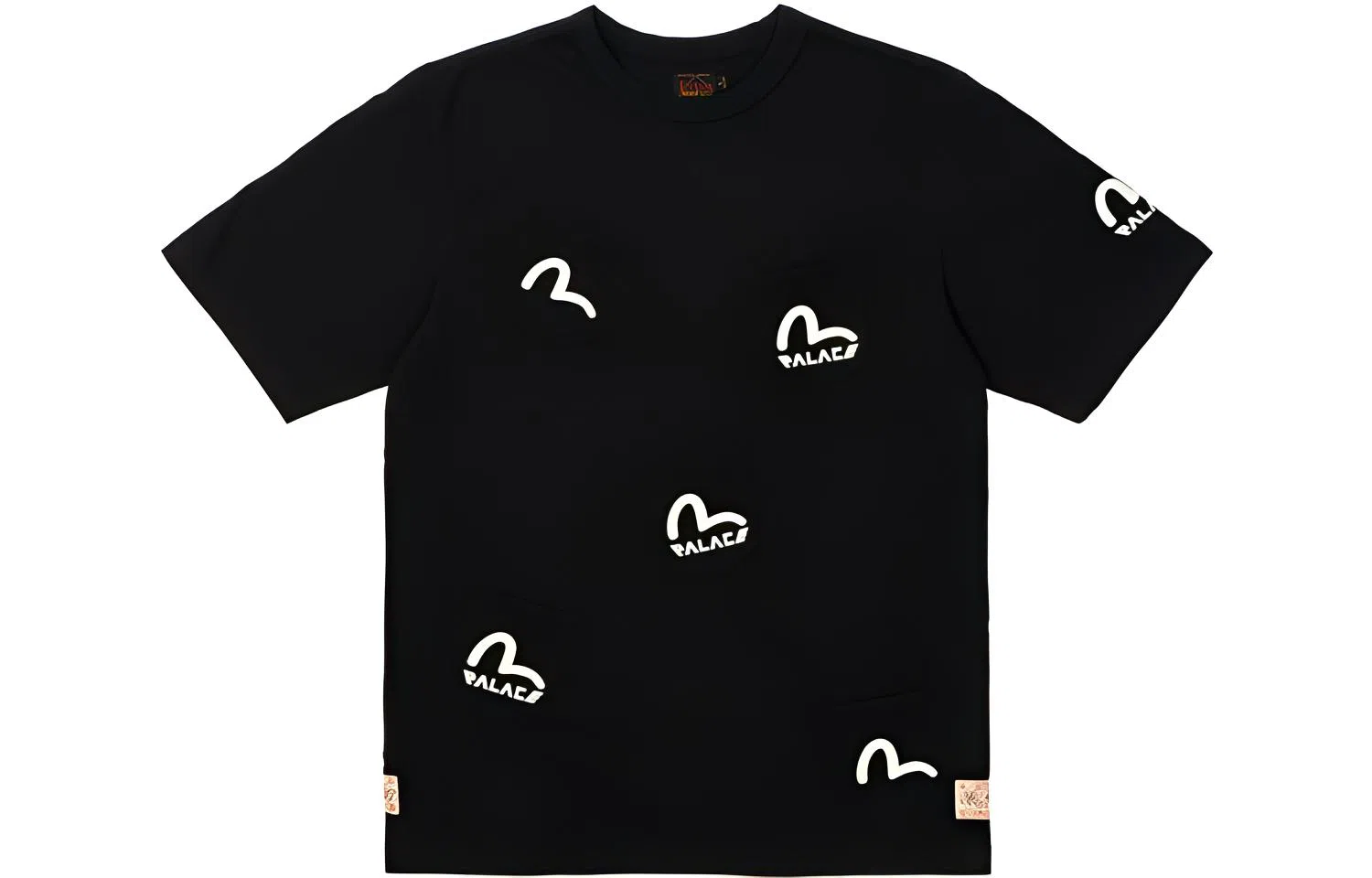 PALACE x EVISU Multi Pocket T-Shirt Black LogoT