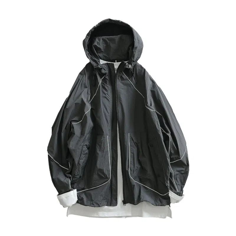 见川 户外山系纯色舒适宽松长袖防晒服 男女同款