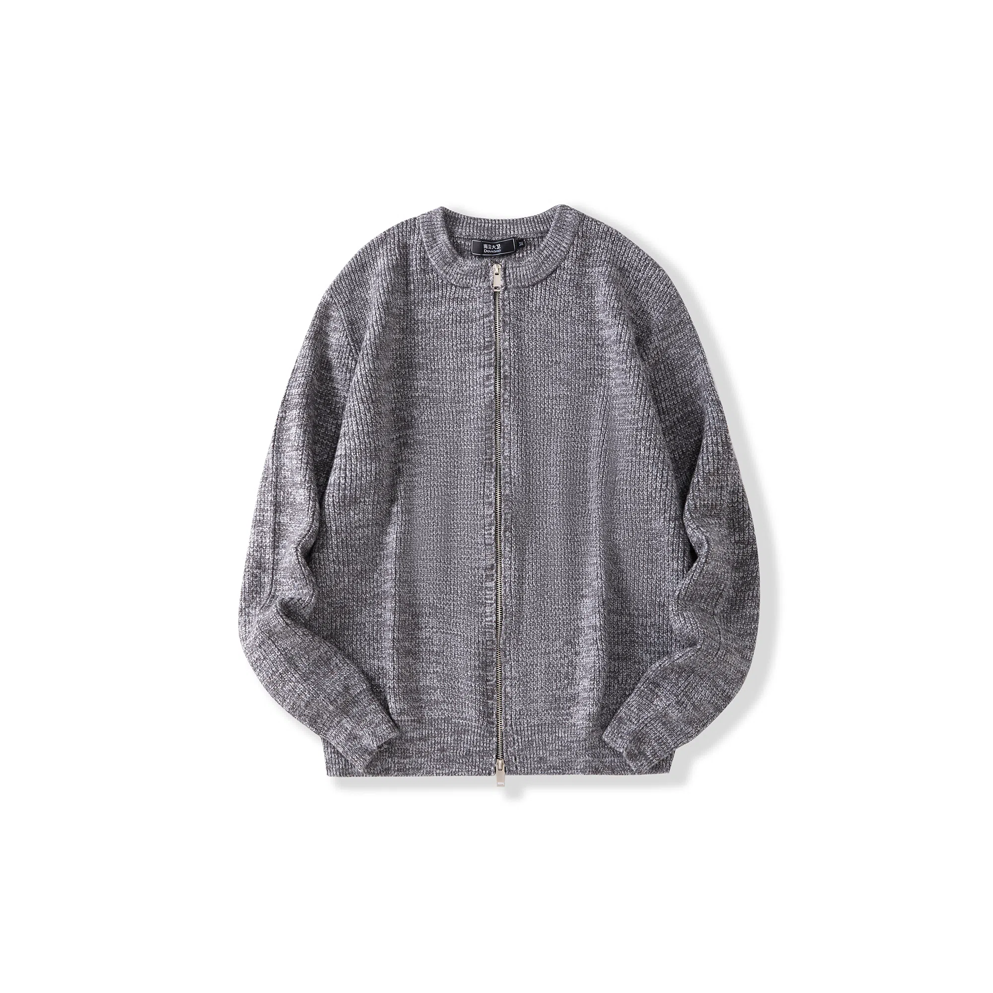 我是大卫 宽松慵懒纯色基础休闲长袖针织衫 男女同款