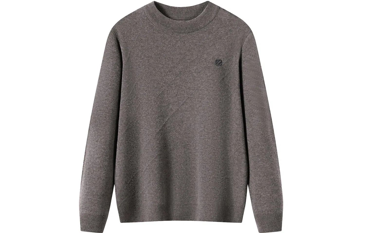 恒源祥 纯色保暖休闲针织毛衣 男款