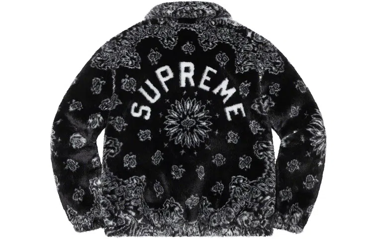 Supreme SS21 Week 1 Bandana Faux Fur Bomber Jacket