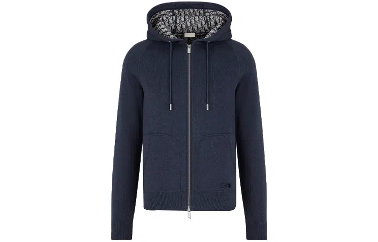 Dior SS21 Navy Hooded Jacket