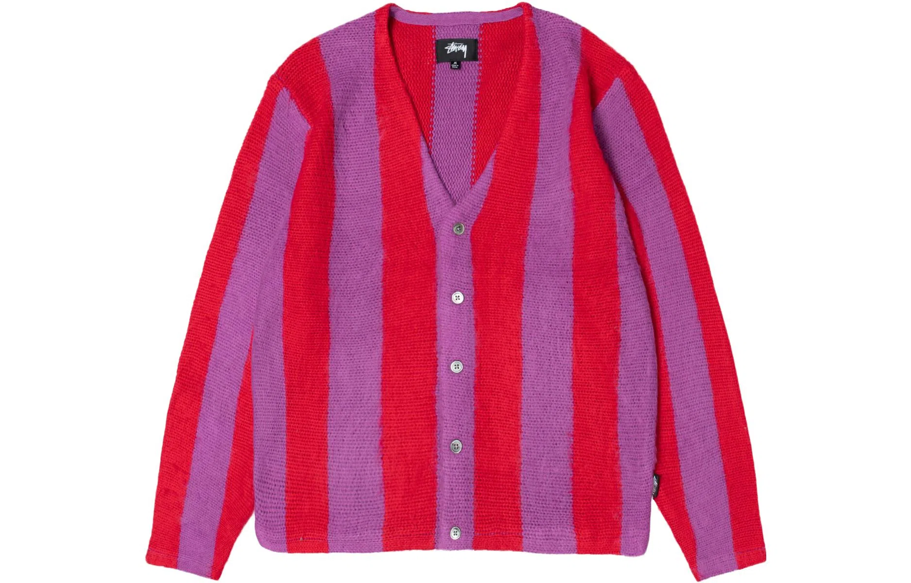 Stussy Stripe Brushed Cardigan