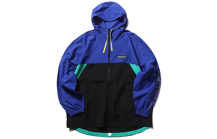 Timberland Two-Tone Hooded Zip Jacket Blue