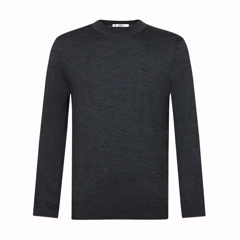 迪柯尼 时尚保暖纯色毛衣 男款