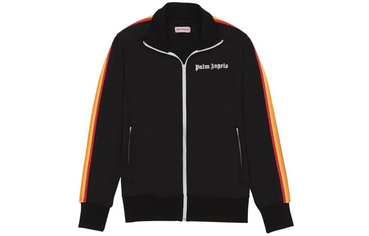 Palm Angels Black Rainbow Track Jacket