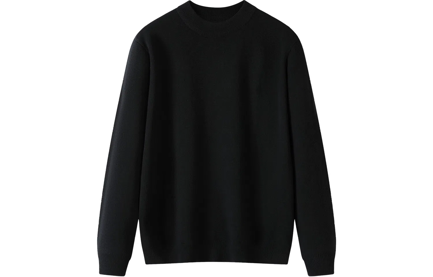 恒源祥 厚款半高领纯羊毛针织毛衣 男款