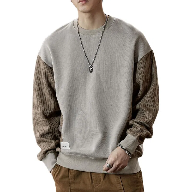 【dme】 基础款圆领时尚纯色毛衣 男女同款