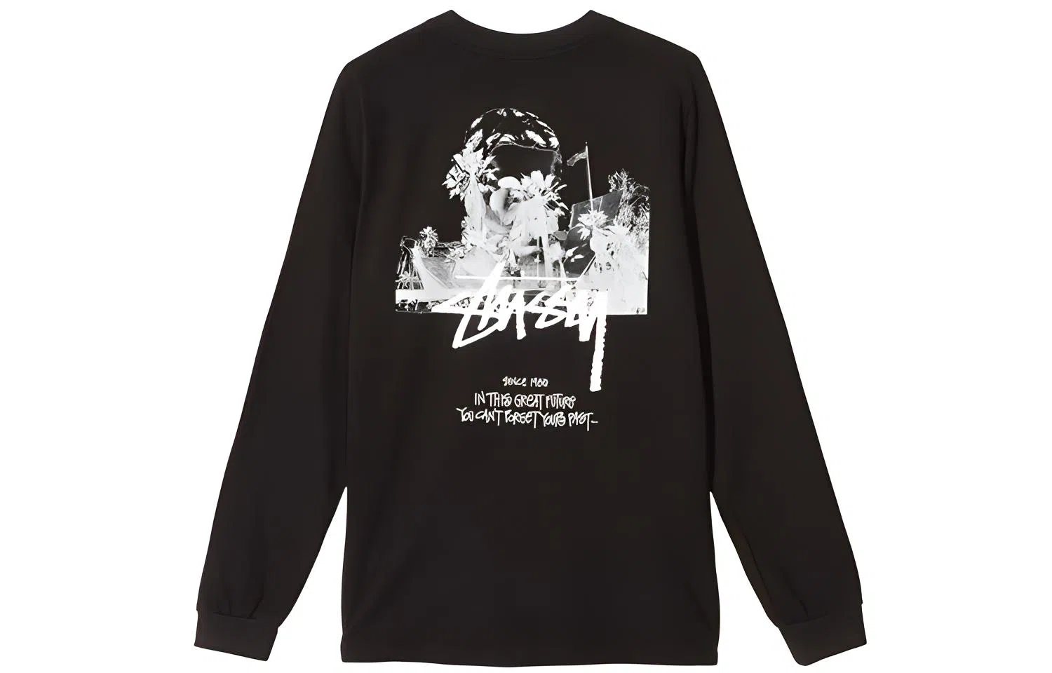 Stussy x MMW LS Tee Black