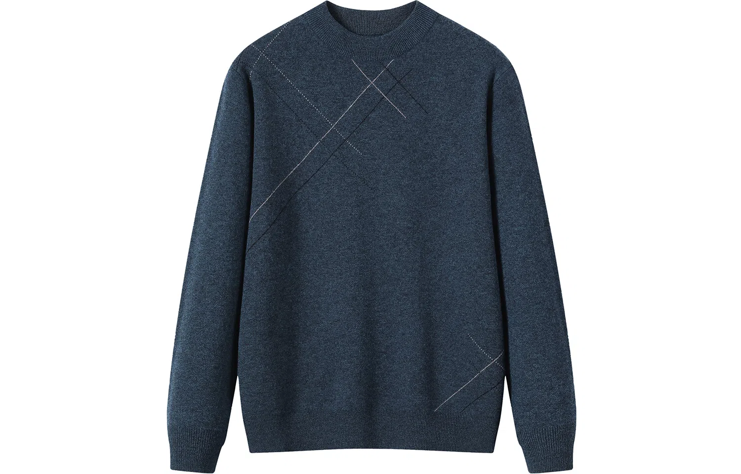 恒源祥 半高领厚款针织毛衣 男款