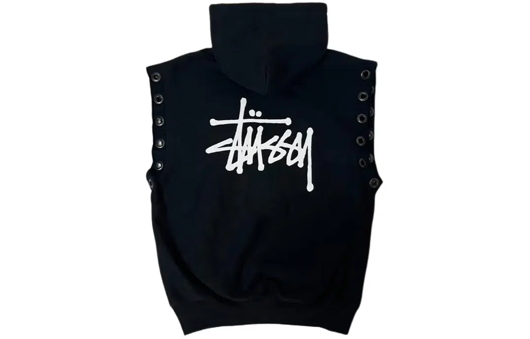 Stussy x JUNYA WATANABE Hoodie Vest Black
