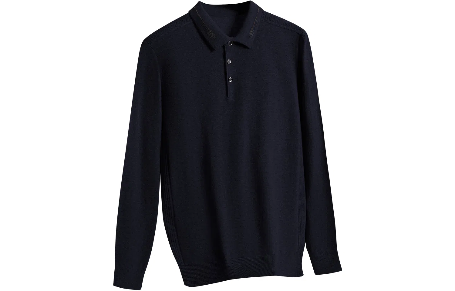 恒源祥 纯色套头翻领毛衣 男款