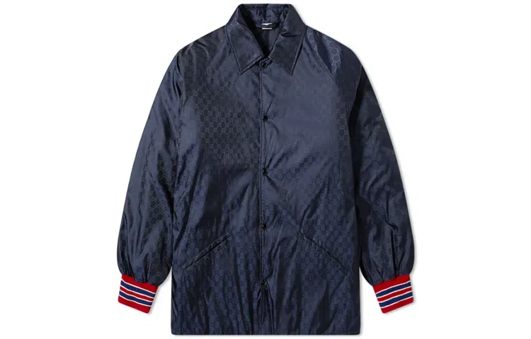 Gucci GG Jacquard Jacket Navy